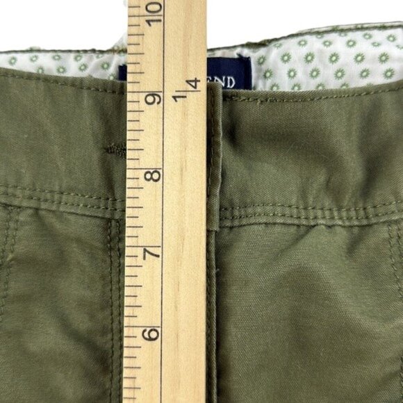 Lands' End Pants Cargo Lined Mid Weight Green Women's Size 8 - Picture 6 of 10